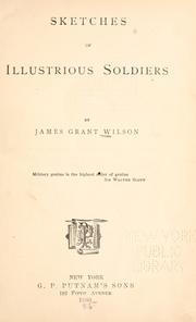 Cover of: Sketches of Illustrious Soldiers