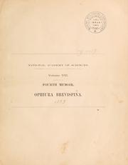 Cover of: Ophiura brevispina by Caswell Grave