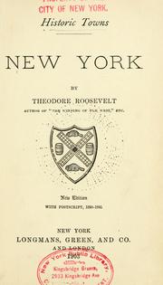 New York by Theodore Roosevelt