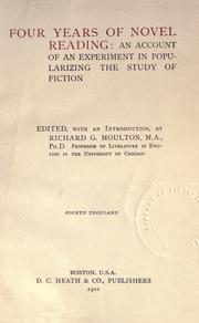 Cover of: Four years of novel reading by Richard Green Moulton