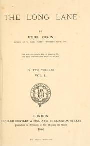 Cover of: The long lane. by Ethel Coxon