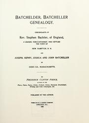 Cover of: Batchelder by Frederick Clifton Pierce