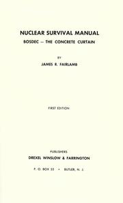 Cover of: Nuclear survival manual by James R. Fairlamb