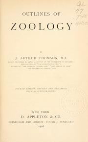 Cover of: Outlines of zoology by J. Arthur Thomson