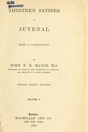 Cover of: Thirteen satires. by Juvenal