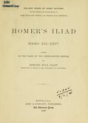 Cover of: Homer's Iliad, books 19-24. by Όμηρος