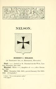 Descent of John Nelson and of his children by Temple Prime