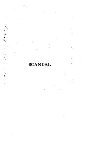 Cover of: Scandal: a novel