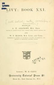Cover of: Book 21. by Titus Livius