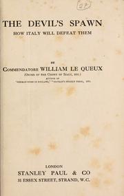 Cover of: The devil's spawn by William Le Queux