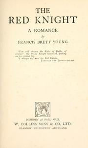 Cover of: The Red knight by Francis Brett Young
