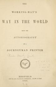 Cover of The working-man's way in the world