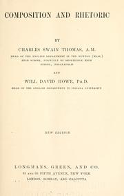 Cover of: Composition and rhetoric