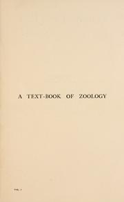 Cover of A text-book of zoology