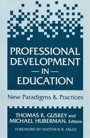 Cover of: Professional Development in Education by Thomas R. Guskey