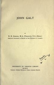 Cover of: John Galt by Robert Kay Gordon