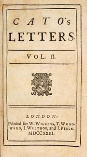Cover of: Cato's letters