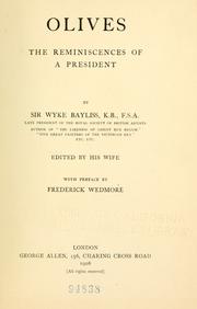 Cover of: Olives: the reminiscences of a president