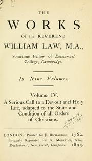 Cover of: Works. by William Law