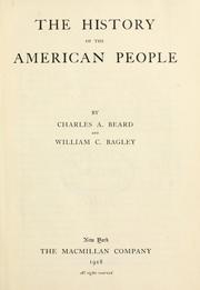 Cover of: The history of the American people. by Charles Austin Beard, Charles Austin Beard