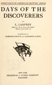 Cover of: Days of the discoverers by Louise Lamprey