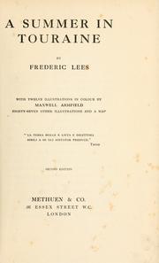 Cover of: A summer in Touraine by George Frederic William Lees