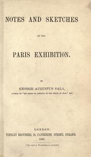 Cover of: Notes and sketches of the Paris exhibition.