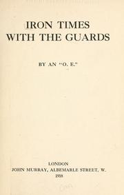 Cover of: Iron times with the Guards by 