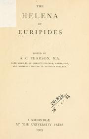 Cover of: Helena by Euripides