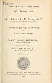 Cover of: Correspondence by Cicero