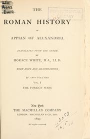 Cover of: The Roman history. by Appianus of Alexandria