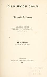 Joseph Hodges Choate by Century Association (New York, N.Y.)
