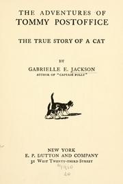 The adventures of Tommy Postoffice by Gabrielle E. Jackson