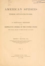 Cover of: American spiders and their spinningwork. by Henry C. McCook