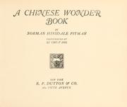 Cover of: A Chinese wonder book by Norman Hinsdale Pitman