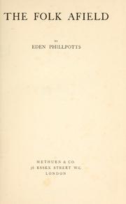 Cover of: The folk afield