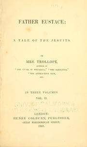 Cover of: Father Eustace by Frances Milton Trollope, Judith Martin