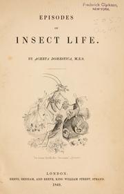 Cover of: Episodes of insect life