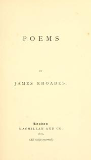 Cover of: Poems