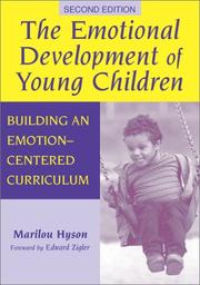 The emotional development of young children by Marilou Hyson