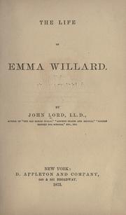 Cover of: The life of Emma Willard.