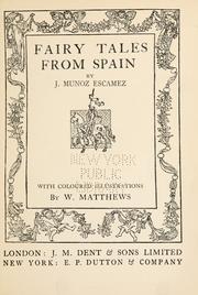 Cover of: Fairy tales from Spain