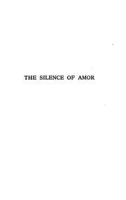 Cover of: The silence of Amor by Fiona MacLeod