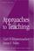 Cover of: Approaches to teaching