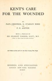 Cover of: Kent's care for the wounded