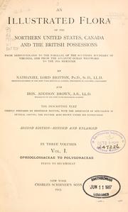 Cover of: An Illustrated Flora of the Northern United States, Canada and the British Possessions, Vol. 1 by Nathaniel Britton