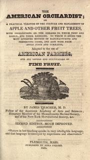 Cover of: The American orchardist by James Thacher