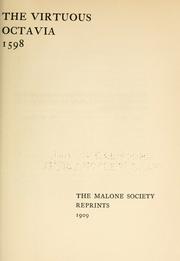 Cover of: The virtuous Octavia, 1598. by Brandon, Samuel