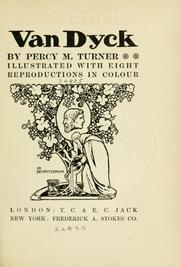 Cover of: Van Dyck by Percy Moore Turner, Percy Moore Turner