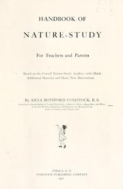 Cover of: Handbook of nature-study for teachers and parents